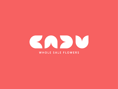 CADU bloom blossom bouquet branding flower flower logo fragrance garden lettermark logo logorilla petal wordmark