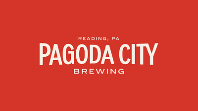 Pagoda City Brewing Branding beer brand brand design branding brewery graphic design logo visual identity web web design webflow