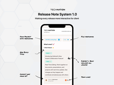 Release Note System 1.0 - Mobile Design 3d animation asthetic branding design graphic design icon illustration logo minimal motion graphics notes release note release note system typography ui ui design user interface vector website