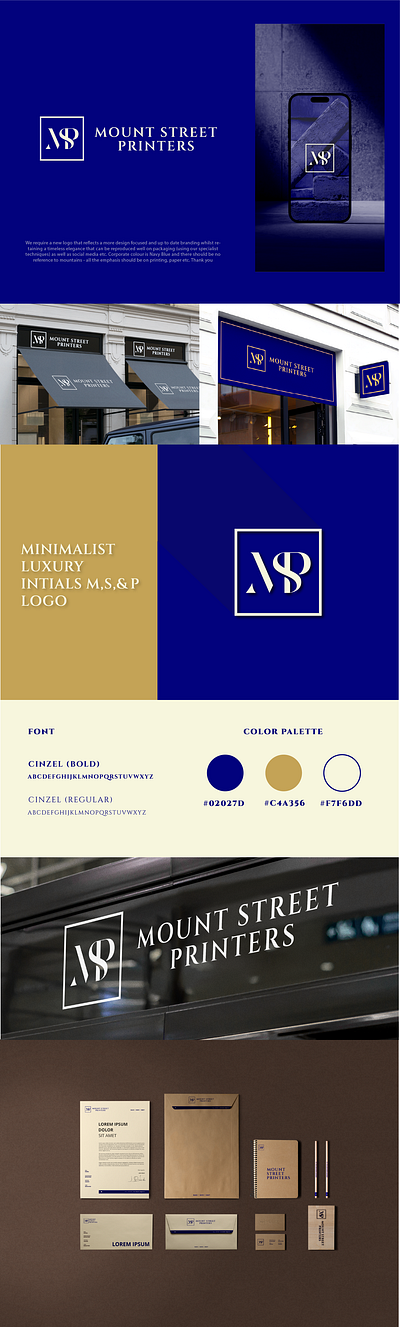 Letter MSP Logo brand branding letterlogo lettermsp lettermsplogo logo logoinspiration logoletter logomark logomonogram logos logotype luxurylogo mark minfrk modernlogo monogram mspmonogram zonecraft zonecraftgraphics