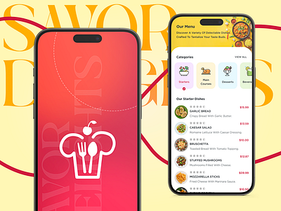 Mobile design - Customer Ordering Apps customer app food delivery app menu mobile design order food product design restaurant app restaurant ordering app table booking ui uiux