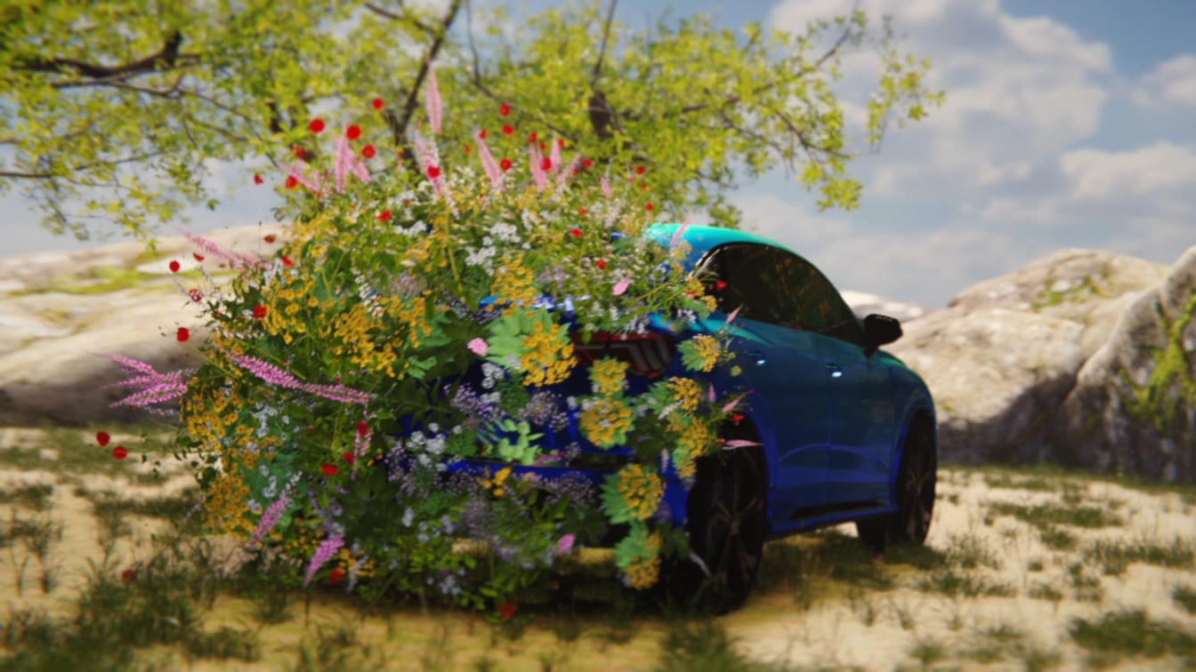 Flower Grow Animation 3D 3d animation graphic design motion graphics