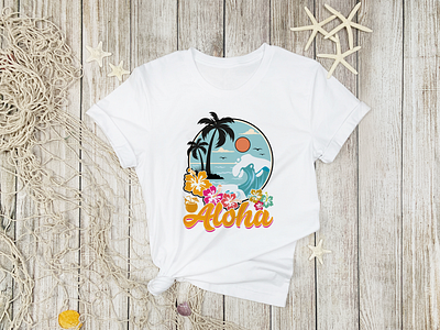 ALOHA BEACH SUMMER T-SHIRT DESIGN alohabeach alohalife alohashirt alohasummer alohavibes apparel beachfashion beachlife beachlovers beachstyle beachwear beachyvibes graphic design illustration summerfashion summeroutfit summertee summervibes tropicalstyle tropicaltee