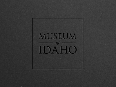 Museum of Idaho | Logo Refinement dearabbiedesign dearabbydesign logorefinement nonprofit