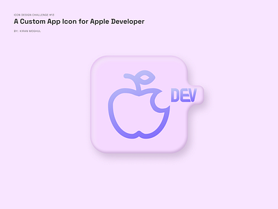 13. Icon Design - a Custom App Icon for Apple Developer 3d apple apple developer branding design icon redesign illustration logo logo redesign mobile design ui uichallenge ux uxdesigner uxui