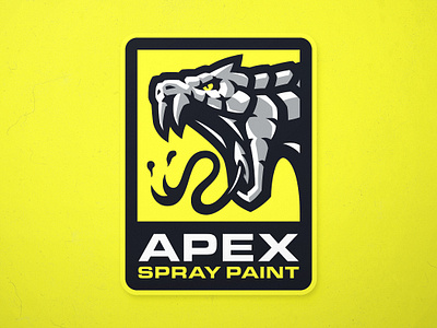 Anaconda Snake Logo | Apex Spray Paint Project anaconda branding dasedesigns design esports gaming illustration logo mascot mascot logo python snake sports sports logo viper