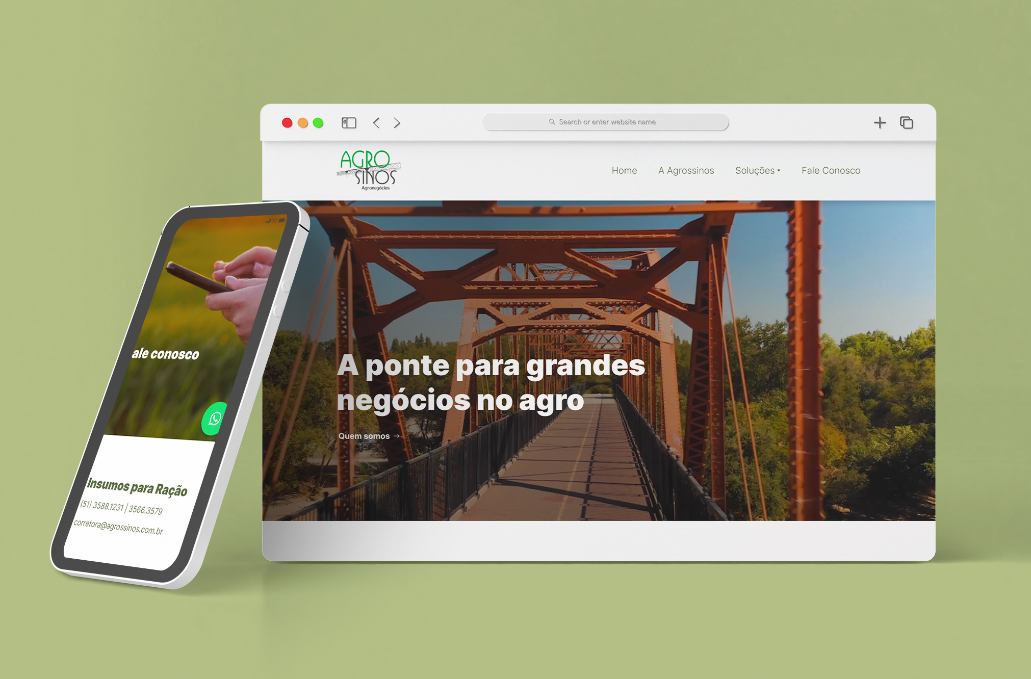 Website Agrossinos figma prototyping ui ux webdesign