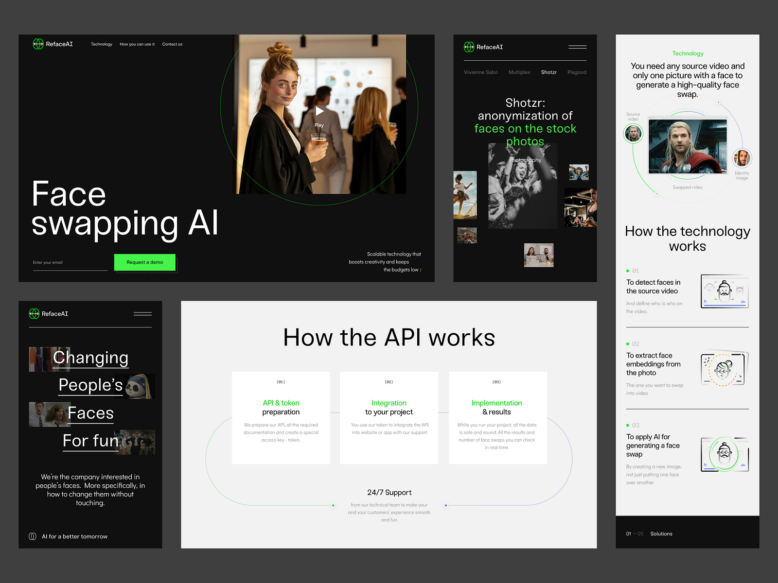Concept for Reface AI by Yuliia Konovalenko on Dribbble
