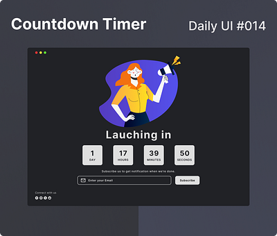 Daily UI 014 - Countdown Timer branding dailyui design ui