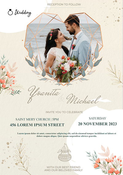 Wedding Card graphic design