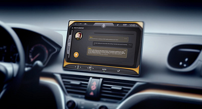 Infotainment System ai automotive automotive ui emergency assistance healthcare app infotainment