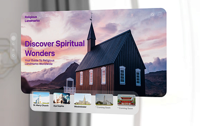 XR Design for religious landmark discovery design vr xr