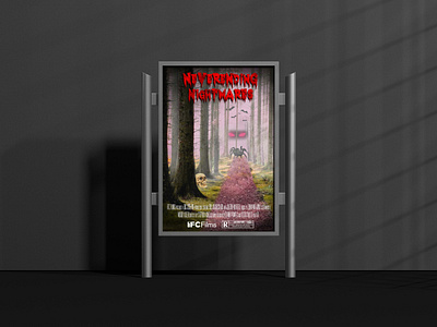 Neverending Nightmares | Movie Poster Project adobe illustrator adobe photoshop artwork concept design graphic design logo movie poster photo manipulation photobashing poster design vector