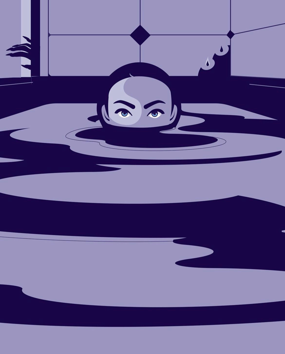 Sunday Scaries illustration scary sunday woman