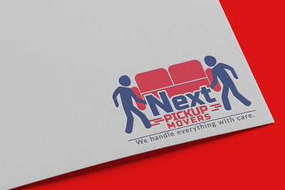 LOGO DESIGN FOR NEXT PICKUP MOVERS branding design graphic design illustration logo logo design vector