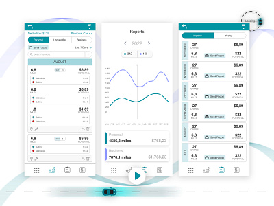 Mile Tracker Mobile Application accessibility branding design flat design graphic design icon design illustration ios design logo mile tracker mile tracker application minimal mobile application mobile application design product design typography ui ux ux design