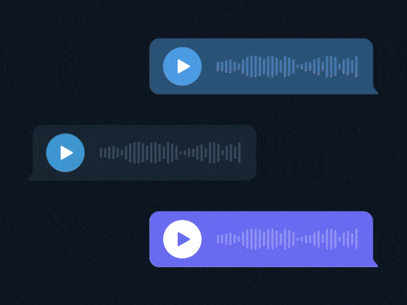 Audio Wave Voice Message [Lottie File] animation audio chat audio message audio playing audio recorder audio wave communication json loop lottie lottiefiles message playing message recorder microinteraction motion graphics received voice message sound wave telegram audio message voice message whatsapp audio message