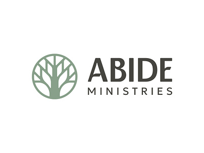Abide Ministries Logo brand identity branding christian design graphic design icon lettering logo ministry non profit the curio co type vector