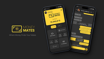 MoneyMates - Social Money Transfer App branding figma ui ux