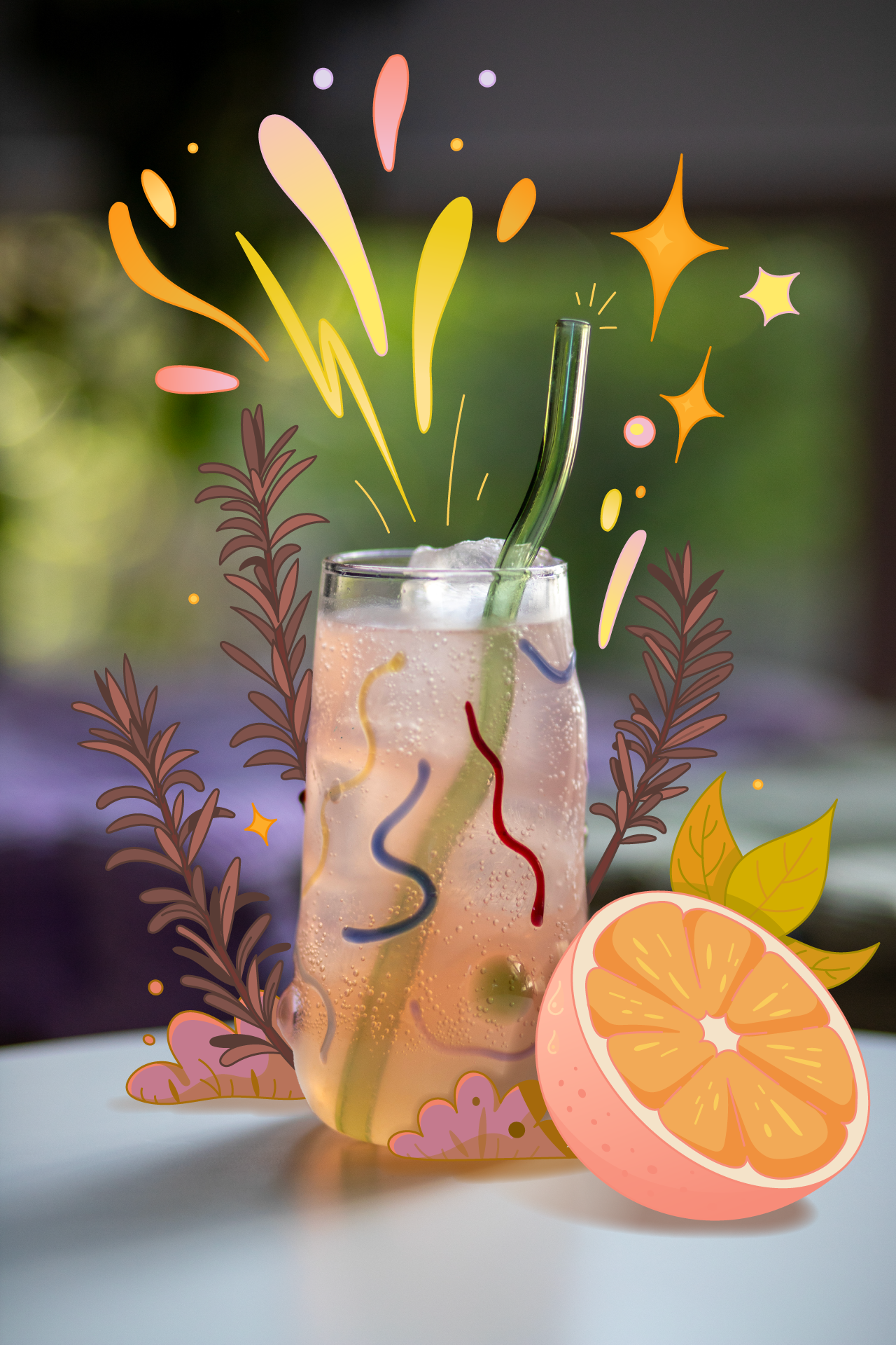 Making Magic cocktail drink food magic menu mixology photography summer vector