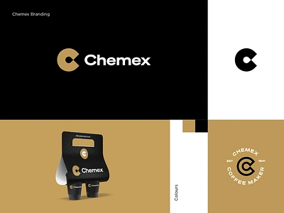 Chemex / Logo & Brand Identity brand identity branding cafe cafe branding cafe logo coffee coffee bean coffee maker emblem icon logo logo designer logo designers club logos roastery