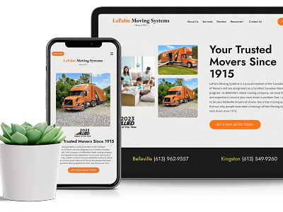 LaPalm Moving Systems web design web developement