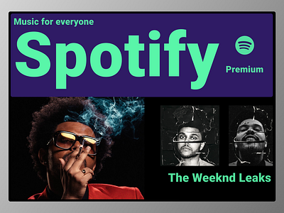 Spotify Premium - Website ui