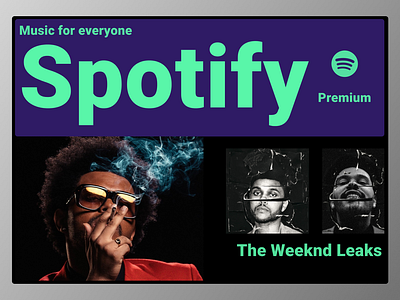 Spotify Premium - Website ui