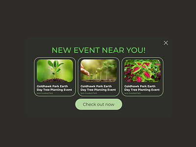 EcoSprint - Pop Up Overlay - DailyUI017 dailyui popup popupoverlay ui uxui web