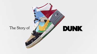 Nike - The Story of Dunk animation motion graphics