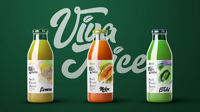 Viva Juice Brand Identity branding design drink graphic design juice brand logo natural