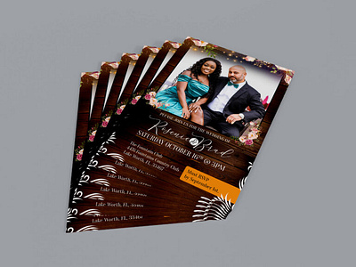 WEDDING CARD DESIGN branding design graphic design illustration vector wedding card