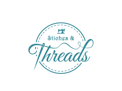 Clothing Store Branding branding fashion graphic design identity logo retail stitches threads vector