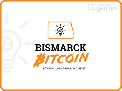 Bismarck Bitcoin Meetups logo bismarck bitcoin bitcoin bitcoin logo bitcoin meetups