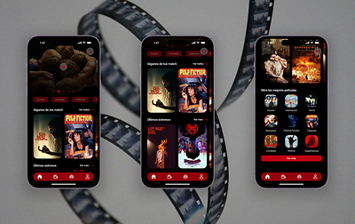SwipeFlix - APP Mobile - Movies Choice app mobile ui ux