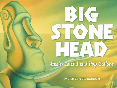 'Big Stone Head' coffee table book design and layout book design graphic design layout print production