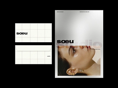 Soeu Studios brand identity branding collateral design graphic design jewellery design poster stationary design visual identity