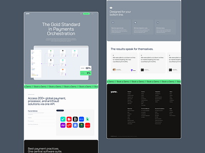 Fintech company landing page design b2b clean financial fintech hero homepage landing page modern payment presentation saas simple software ui ux web design