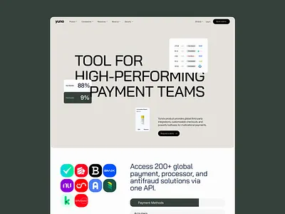 Fintech SaaS landing page concept design b2b clean creative finance financial fintech hero homepage landing page layout modern payment saas simple software ui ux web design