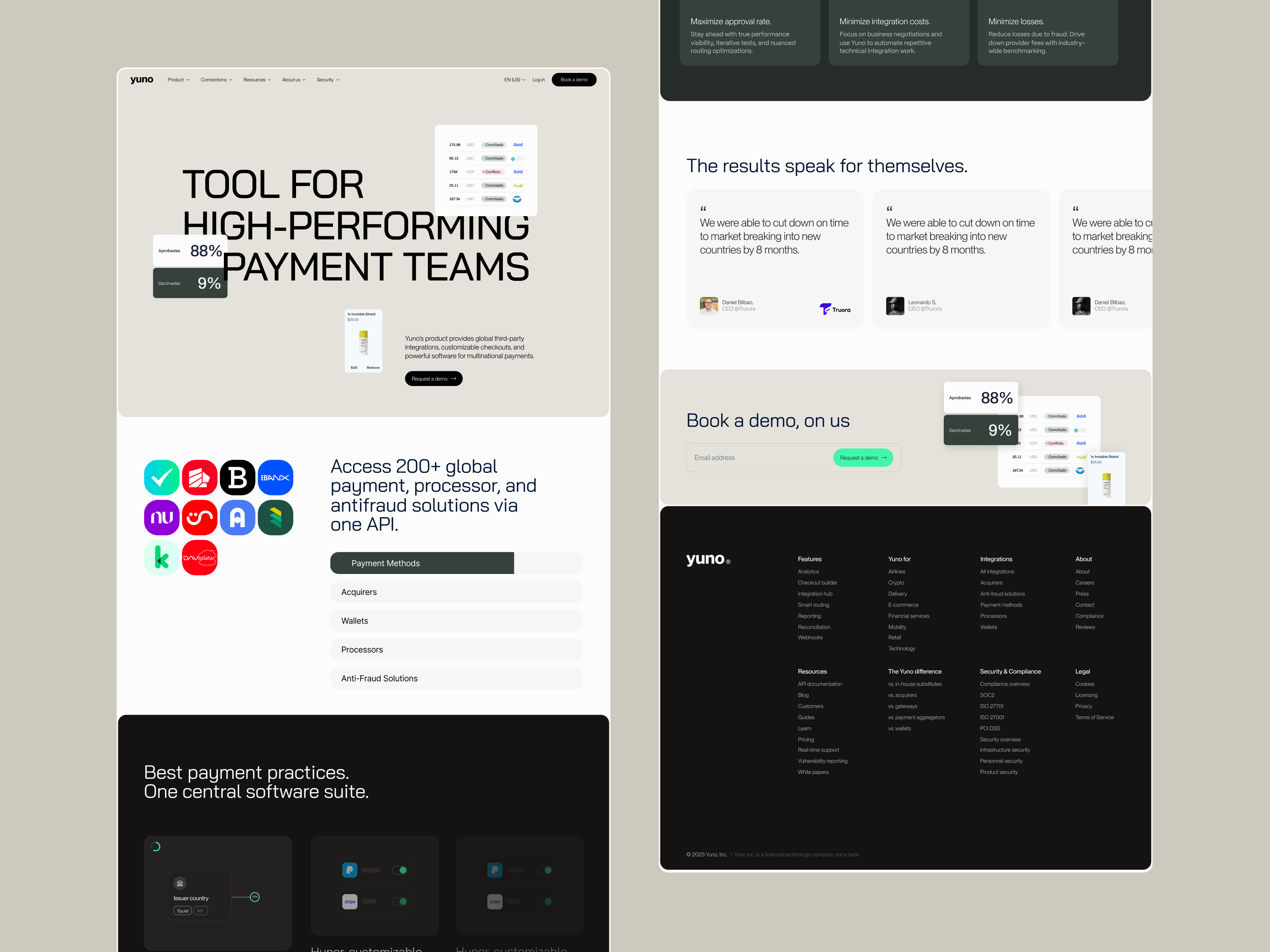 Example of Unique Saas Landing Page Design And Dev