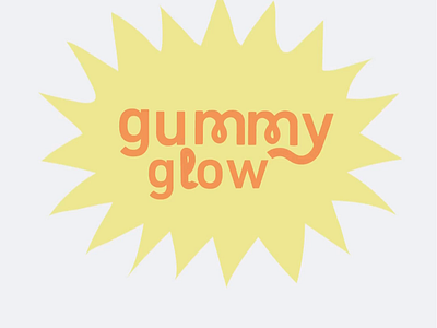 Gummy Glow ✨ adobe illustrator brand design brand identity branding creative design freelance designer graphic design graphic designer gummies healthy illustration logo organic package design packaging portfolio sustainable typography vitamins