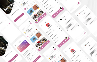 Fashion app design app fashion ui