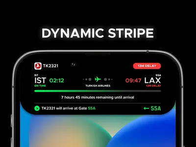 iOS Dynamic Stripe ios ui