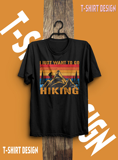 HIKING T SHIRT DESIGN, MINIMALIST MOUNTAIN DESIGN. hiking design hiking man hiking t shirt design mountain vector plam vector retro design t shirt design