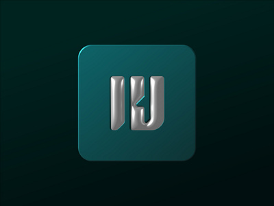 KromaWave Logo 3d app design graphic logo minimalist