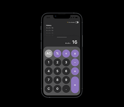 Calculator app calculator graphic design ui ux