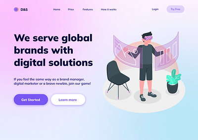 Daily UI Challenge | Landing Page