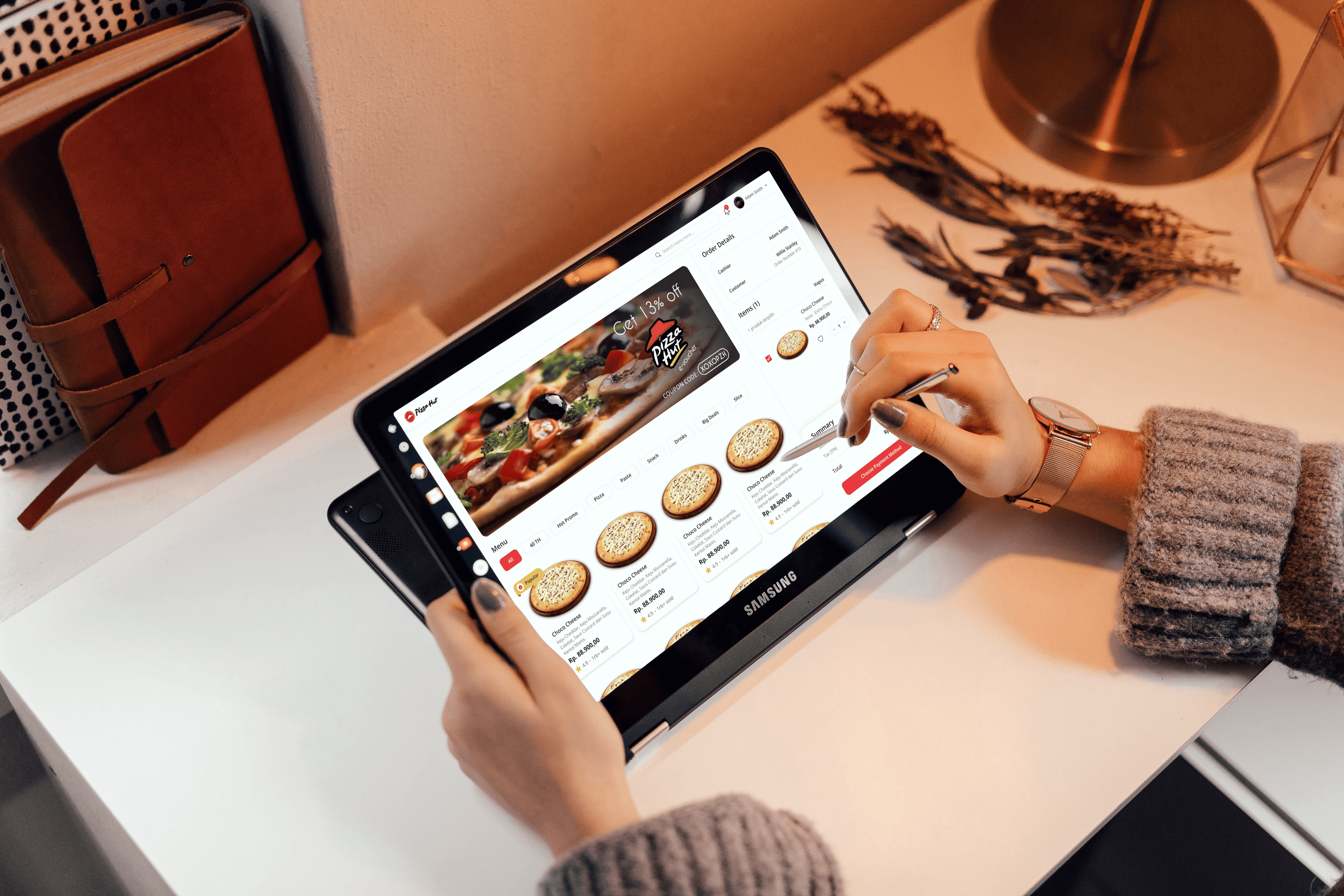 Point of Sale (Pizza Hut) admin dashboard desktop figma pizzahut pointofsale ui ux website