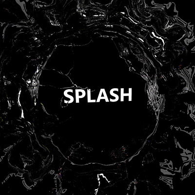 Splash 3d graphic design motion graphics
