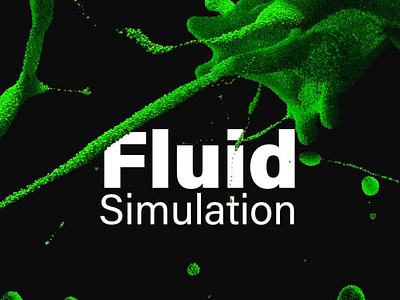 Fluid Particles 3d graphic design motion graphics